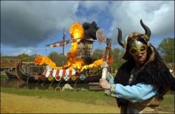 Affiche du spectacle de l'attaque des vikings