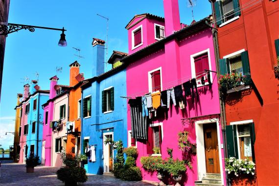 Maisons colorées de Burano