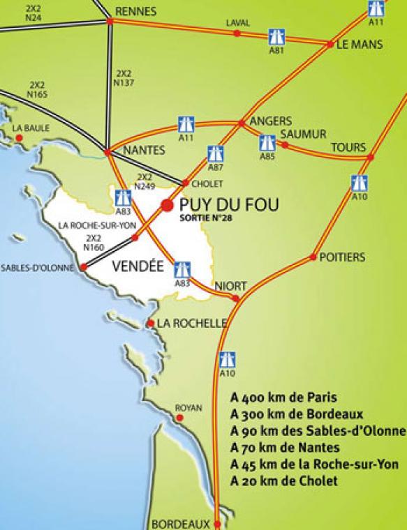 Séjour en hôtel au Puy-du-Fou