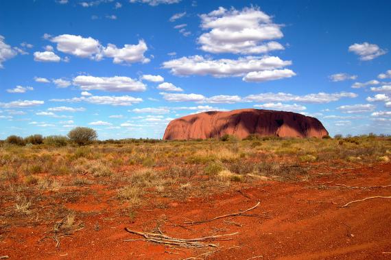 Uluru, dans l'Outback