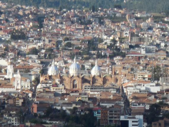 Cathédrale de Cuenca vue depuis le Mont Turi
