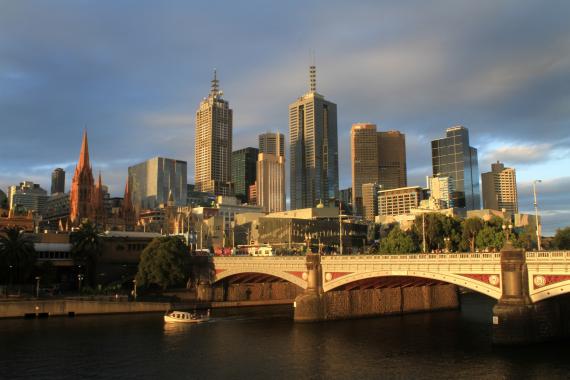 Architectures modernes et anciennes de Melbourne