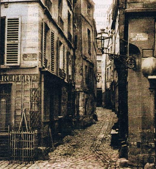 Ruelles insalubres de Paris au XIXè siècle