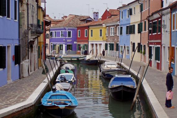 Murano et ses maisons colorées
