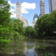 Images de Central Park à New-York au printemps