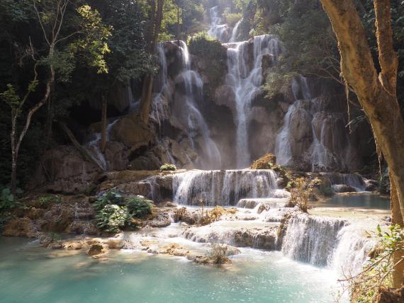 L'une des plus belle cascade de Kuang Si