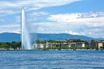 Genève et son jet d'eau