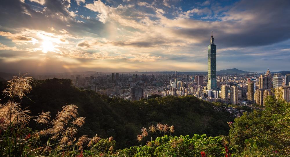Taipei et sont gratte-ciel Taipei 101