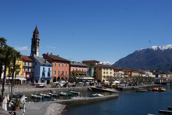 Bord du lac Majeur à Ascona