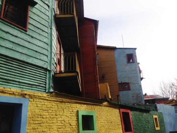 La Boca et ses maisons colorées