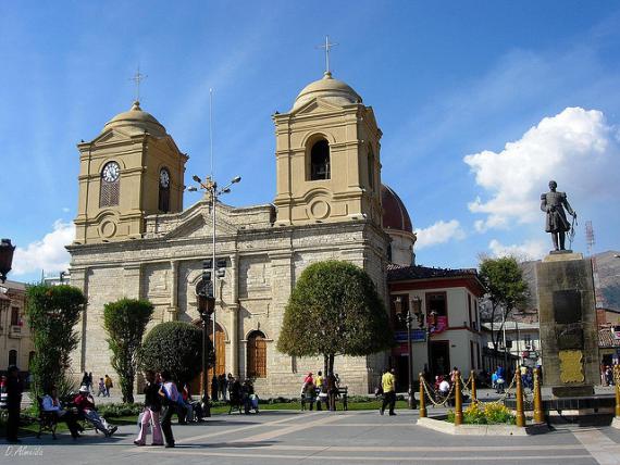 Plaza Constitucion, au coeur de Huancayo
