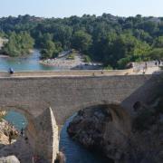 Pont du diable, au coeur des gorges de l'Hérault
